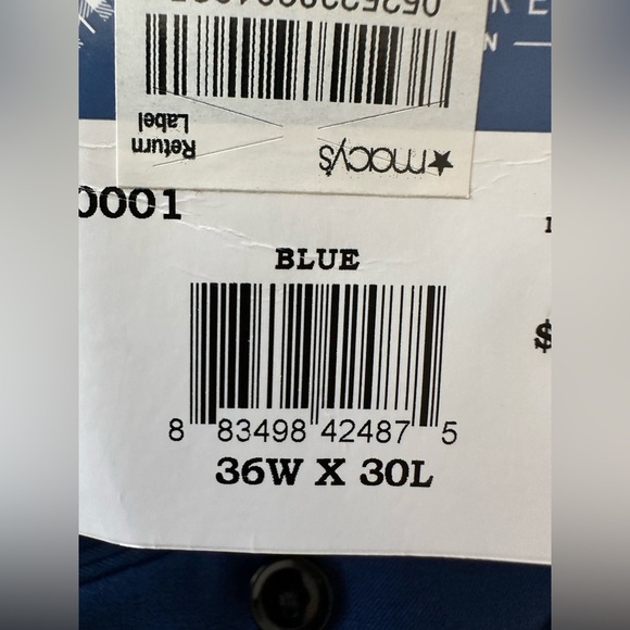 Ryan Seacrest Slim-Fit Stretch Cobalt Blue Tuxedo Set Size 44S, Pants 36Wx30L - Picture 16 of 16